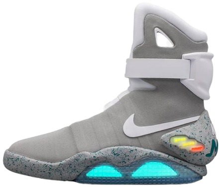 Кроссовки Nike Air Mag, вид сзади